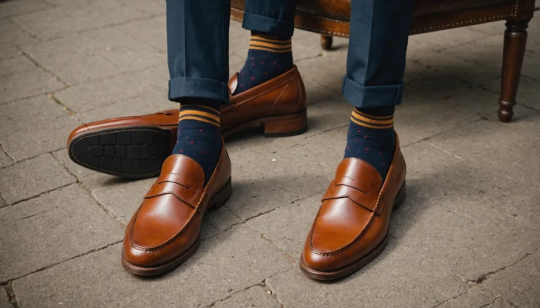 mocassins avec chaussettes