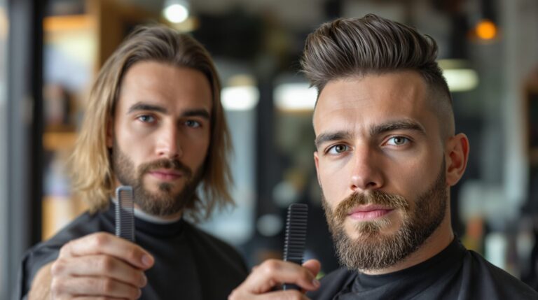 cheveux long ou court homme