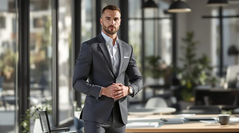 costume stretch homme