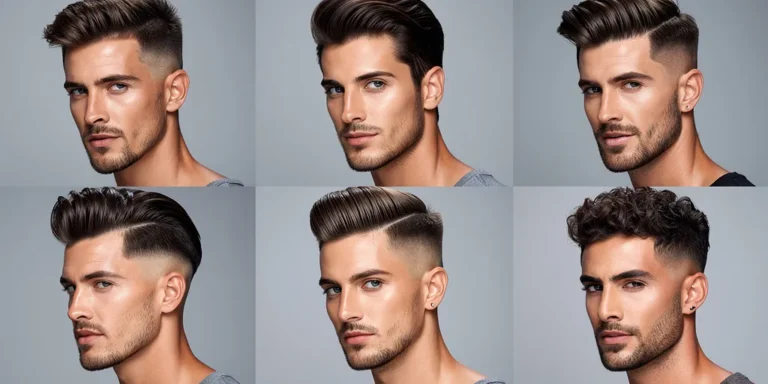coupe de cheveux visage long homme