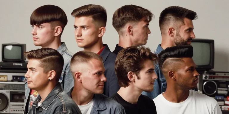 coupe de cheveux homme année 90