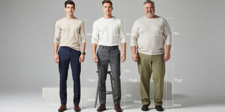 coupe de pantalon pour homme