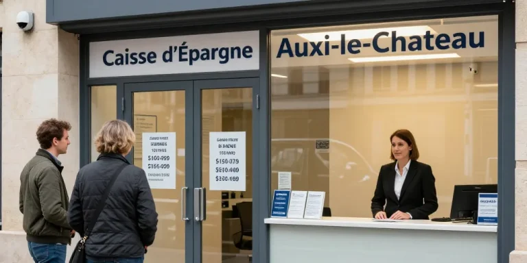 caisse d'épargne auxi le chateau