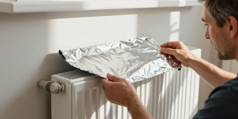 aluminium derrière radiateur action